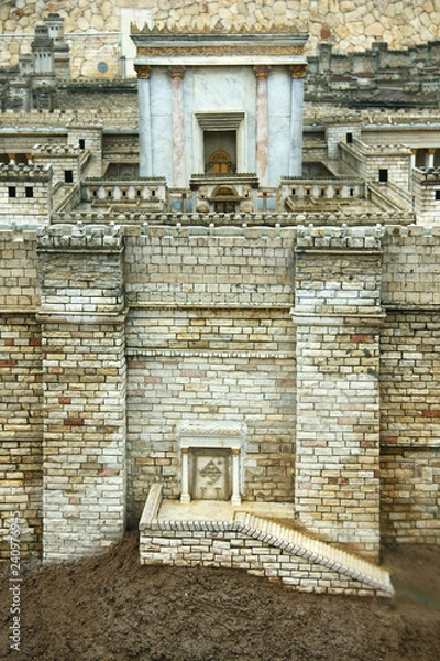 Obraz Model of the Second Temple