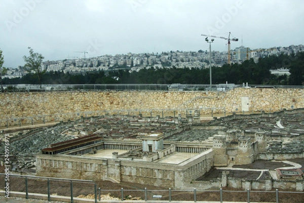 Obraz Model of the Second Temple