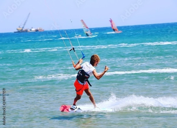 Fototapeta kiteboarding 