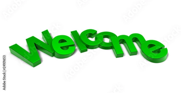 Fototapeta Welcome