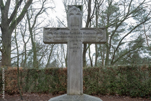 Fototapeta Grab von Carl von Clausewitz in Burg