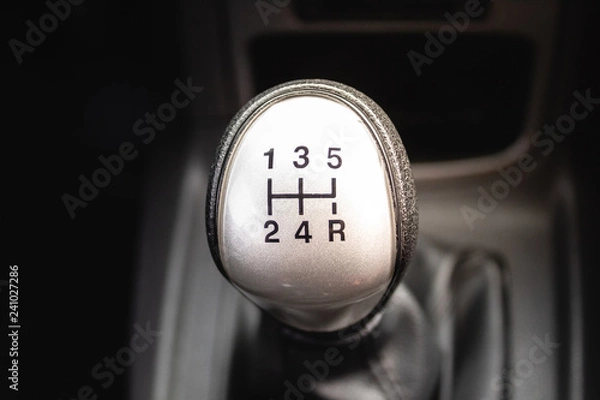 Obraz Gear shift close up 