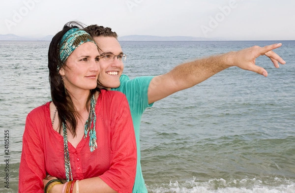 Fototapeta Pointing far away