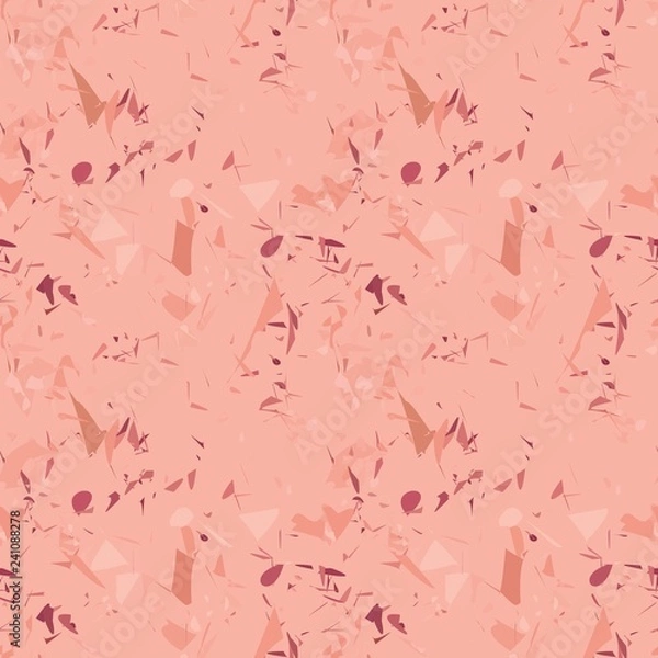 Fototapeta Terrazzo seamless pattern. Surface texture design for tile, fabric or wallpaper or print.