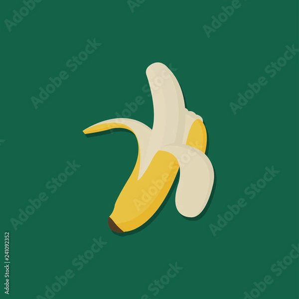 Obraz Banana Vector Illustration