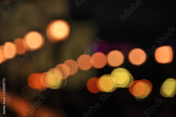 Fototapeta lights on background of lights