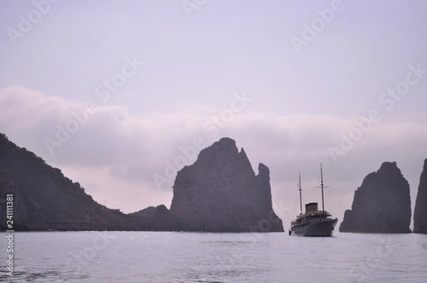 Obraz ship in the sea