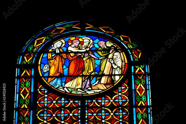 Fototapeta Vitraux de Paray le Monial