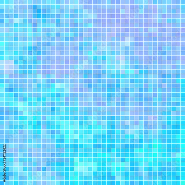 Obraz abstract vector square pixel mosaic background