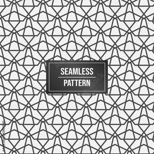 Fototapeta Geometric pattern background. Abstract pattern white background