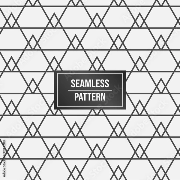 Fototapeta Geometric pattern background. Abstract pattern white background