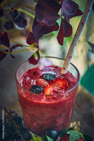 Obraz cherries in glass
