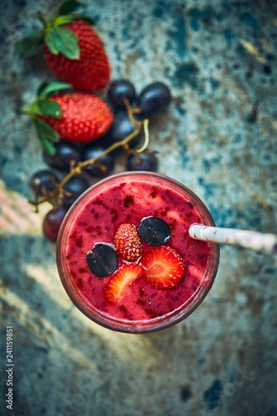 Obraz berries in water