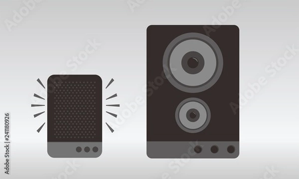 Obraz Isolated spekaer vector