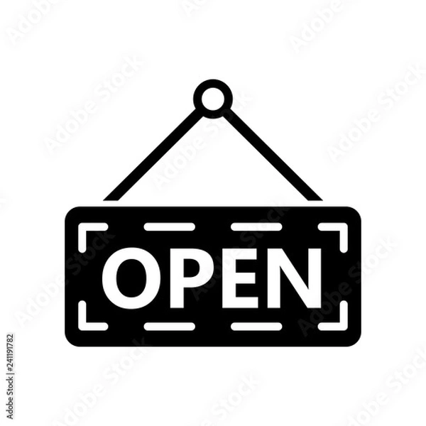 Obraz Open closed icon