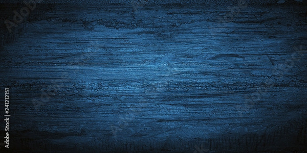 Obraz colorful blue wooden background grunge