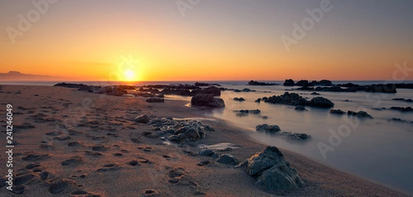 Obraz Atardecer larga exposicion