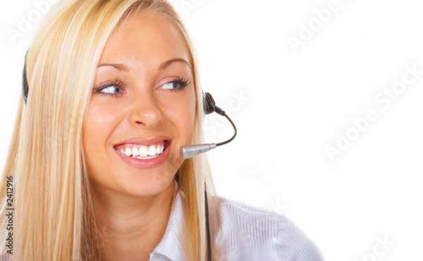 Obraz the operator girl