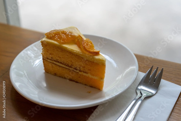 Fototapeta Orange Cake 