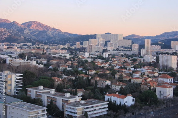 Obraz Immeubles marseillais