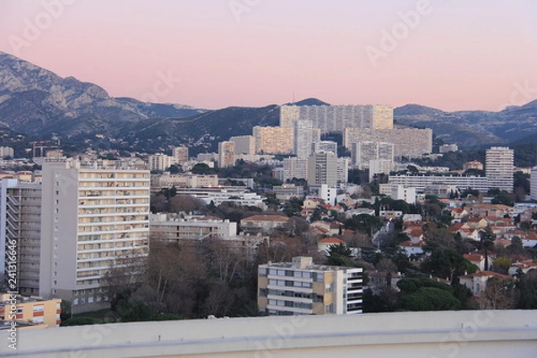 Obraz Immeubles marseillais