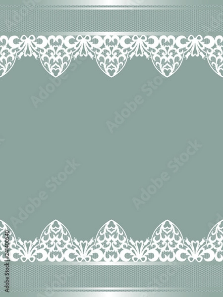 Obraz borders with floral pattern