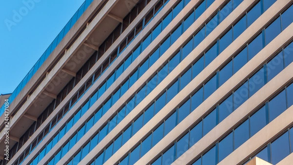 Obraz Office building as seen from ground level and looking upwards