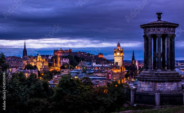 Fototapeta Ediburgh at Night