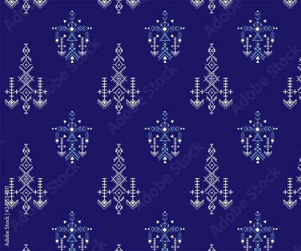 Obraz Tribal seamless pattern - Berber native signs ,ethnic background,folk elements.