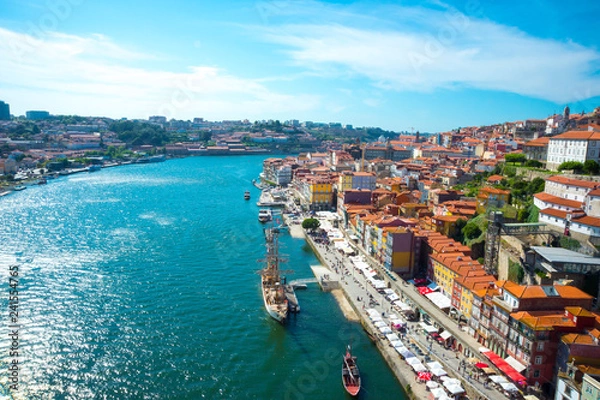 Obraz ポルト（ポルトガル）の風景
