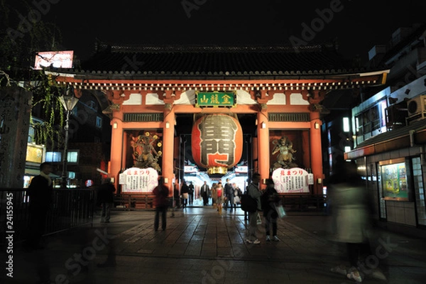 Obraz 浅草 雷門-夜