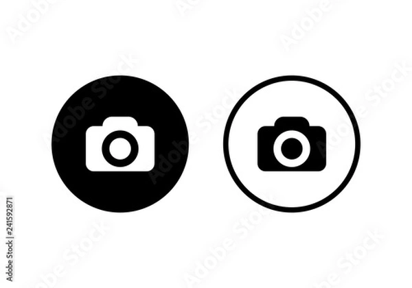 Fototapeta Camera Icon vector. Camera symbol for your web site design