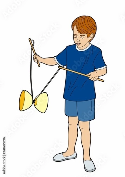 Obraz Child with a diabolo