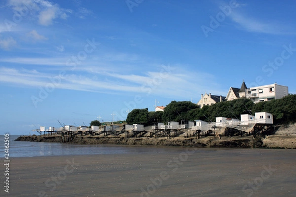 Obraz Carrelets - cabane de pêche