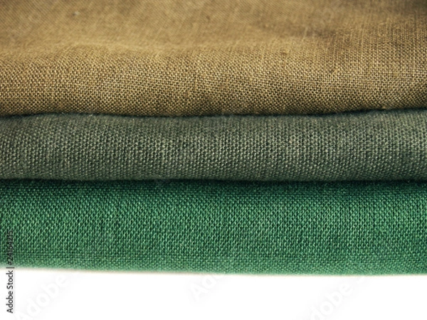 Obraz Fabrics: green flax
