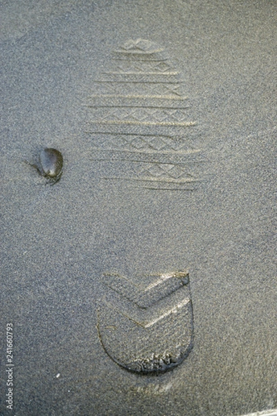 Obraz Footprint in Sand