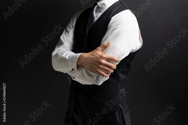 Fototapeta スーツ姿の男性