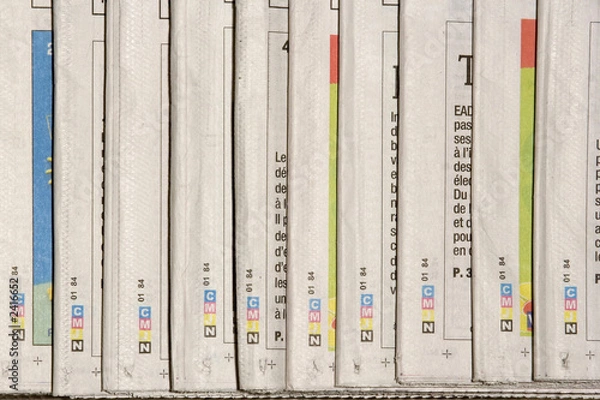 Fototapeta presse ecrite