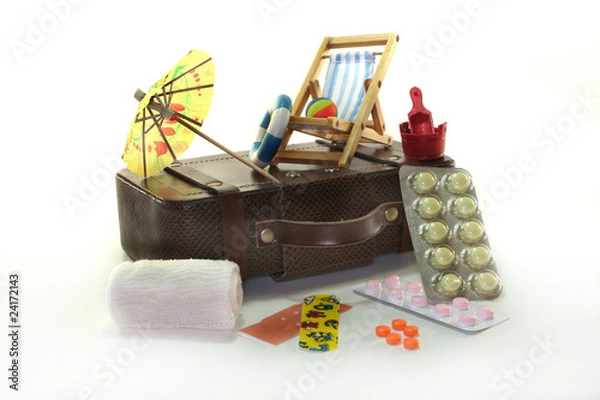 Fototapeta Reiseapotheke