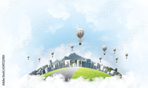 Fototapeta Concept of eco friendly life.