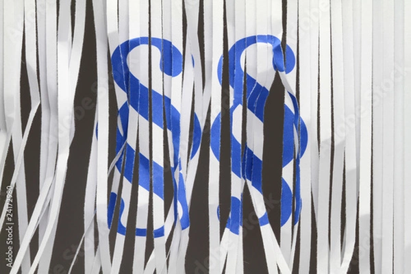 Obraz Papierstreifen