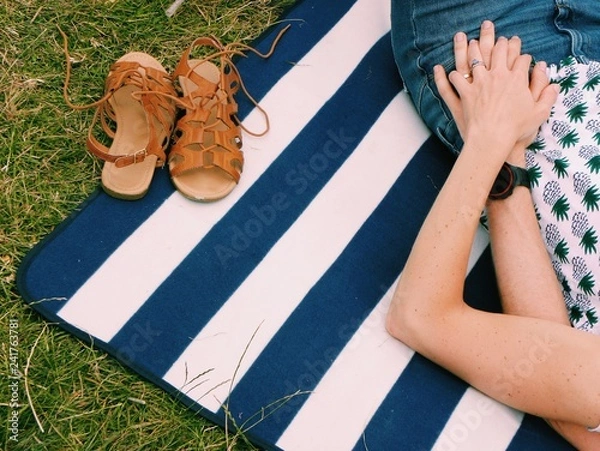 Obraz Couple in a picnic