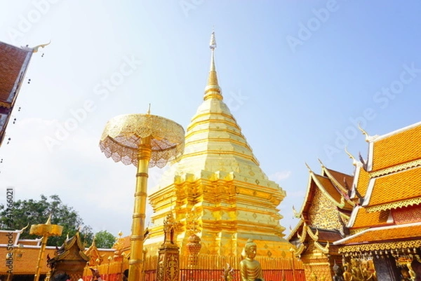 Fototapeta ワット・プラタート・ドイ・ステープ