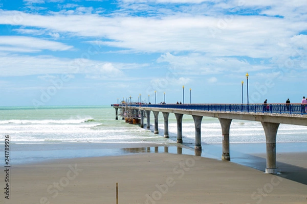 Fototapeta ニュー・ブライトンの桟橋