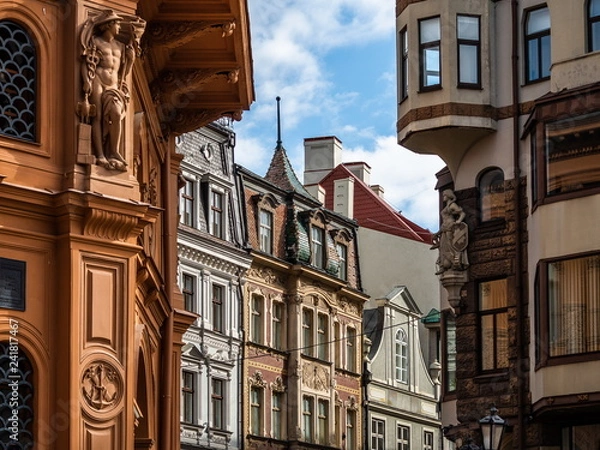 Obraz Riga old town street