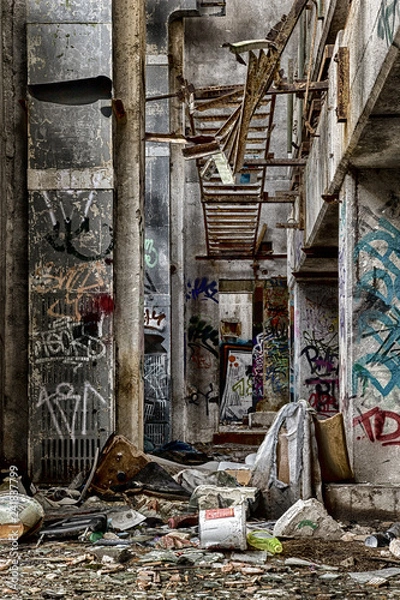 Obraz verlassene Fabrik