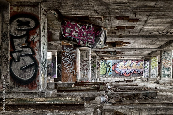 Obraz verlassene Fabrik