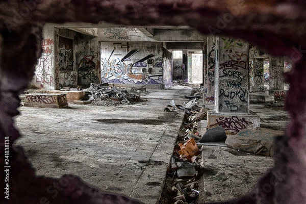 Obraz verlassene Fabrik