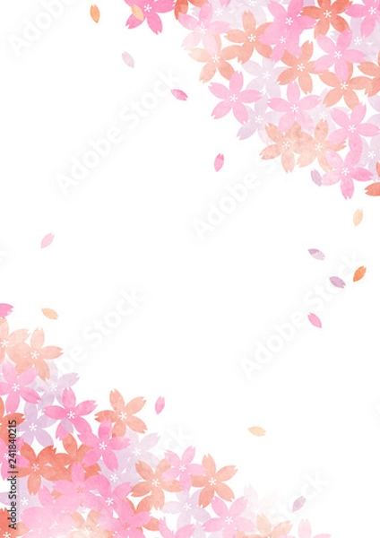 Fototapeta 桜フレーム