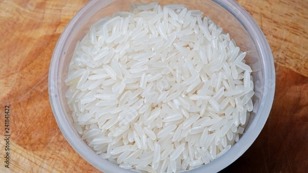 Obraz Rice white befor cooking 